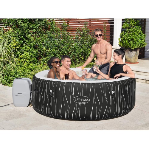 Джакузі Bestway Lay-Z-Spa HOLLYWOOD 4-6 осіб 196 см LED 60059 фото 2