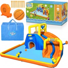 Стінка-гірка Bestway величезна WATER PLAYROUND 551x502x265cm 53377