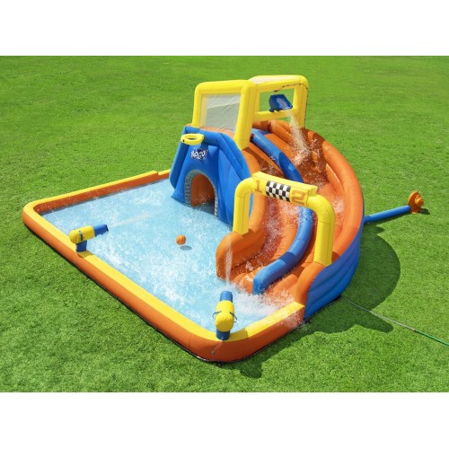 Стінка-гірка Bestway величезна WATER PLAYROUND 551x502x265cm 53377 фото 3