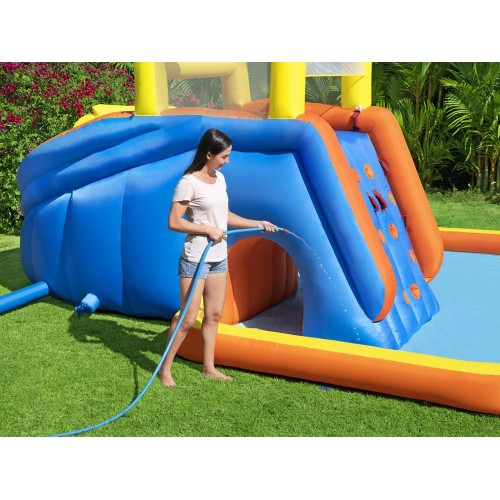 Стінка-гірка Bestway величезна WATER PLAYROUND 551x502x265cm 53377 фото 9