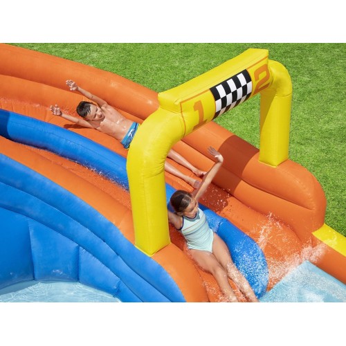 Стінка-гірка Bestway величезна WATER PLAYROUND 551x502x265cm 53377 фото 6