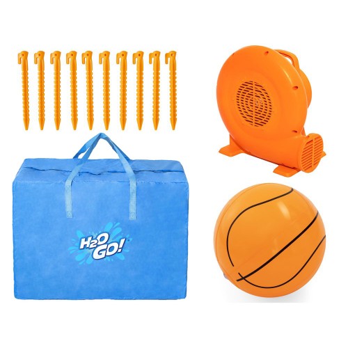 Стінка-гірка Bestway величезна WATER PLAYROUND 551x502x265cm 53377 фото 13