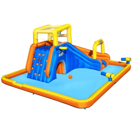Стінка-гірка Bestway величезна WATER PLAYROUND 551x502x265cm 53377 фото 1