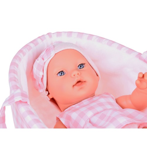 Baby Doll Newborn одягнена в рожевий капелюшок плаття талісман кролик ZA5007 RO фото 1
