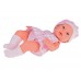 Baby Doll Newborn одягнена в рожевий капелюшок плаття талісман кролик ZA5007 RO
