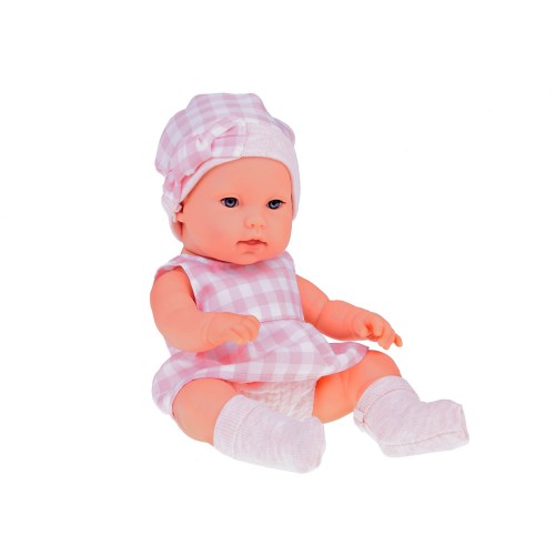 Baby Doll Newborn одягнена в рожевий капелюшок плаття талісман кролик ZA5007 RO фото 3