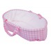 Baby Doll Newborn одягнена в рожевий капелюшок плаття талісман кролик ZA5007 RO