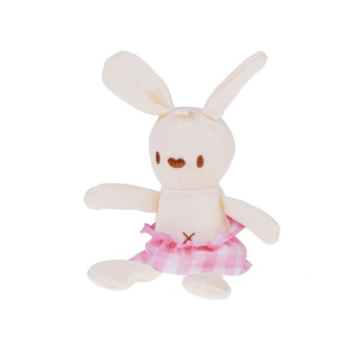 Baby Doll Newborn одягнена в рожевий капелюшок плаття талісман кролик ZA5007 RO фото 7