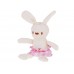 Baby Doll Newborn одягнена в рожевий капелюшок плаття талісман кролик ZA5007 RO