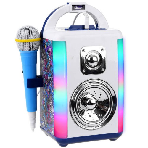 Disco Бездротова колонка + мікрофон + bluetooth для дітей IN0165  фото 