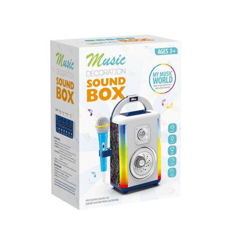 Disco Бездротова колонка + мікрофон + bluetooth для дітей IN0165 фото 7