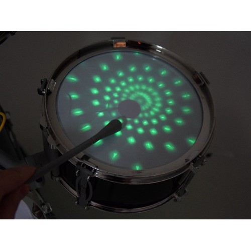 Велика барабанна установка 5 барабанів Light Sound IN0110 фото 8