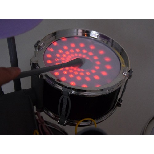 Велика барабанна установка 5 барабанів Light Sound IN0110 фото 9
