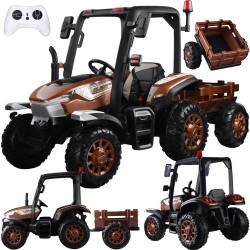 Великий причіп електротягач 4x4 на акумуляторі + пульт PA0266 BR