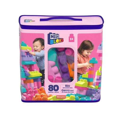 Fisher Price First Big Blocks Mega Bloks 80 деталей для дітей ZA5525 фото 14