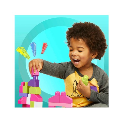 Fisher Price First Big Blocks Mega Bloks 80 деталей для дітей ZA5525 фото 11
