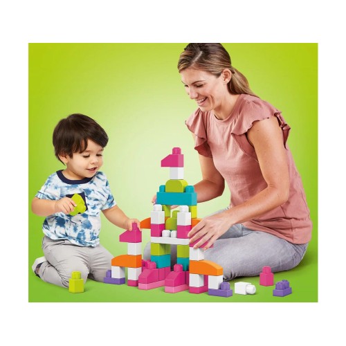 Fisher Price First Big Blocks Mega Bloks 80 деталей для дітей ZA5525 фото 9