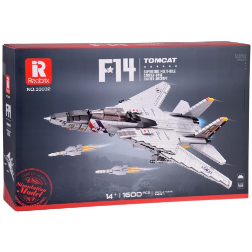 Технічні блоки F-14 Tomcat 1600 штук Американський винищувач ZA5301 фото 11