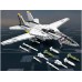 Технічні блоки F-14 Tomcat 1600 штук Американський винищувач ZA5301