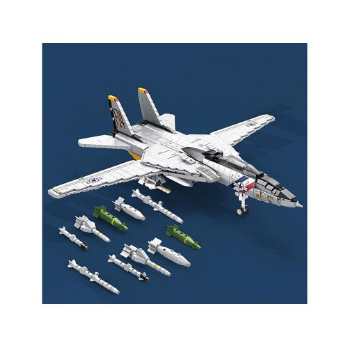 Технічні блоки F-14 Tomcat 1600 штук Американський винищувач ZA5301 фото 9