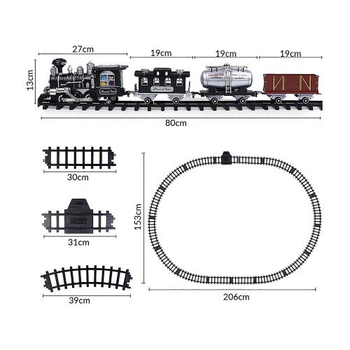 Тепловоз з вагонами на дистанційному керуванні RC0612 фото 1
