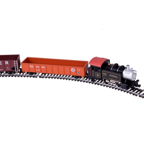 Електричний потяг класичний паровоз з блоком керування H0 1:87 RC0643 фото 13