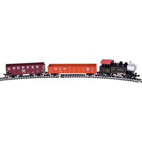 Електричний потяг класичний паровоз з блоком керування H0 1:87 RC0643 фото 14