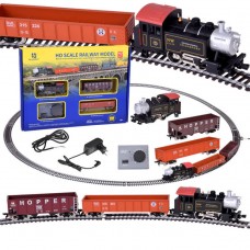 Електричний потяг класичний паровоз з блоком керування H0 1:87 RC0643
