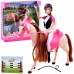 Лялька Anlily Jockey with Horse Walking Horse ZA2454