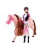 Лялька Anlily Jockey with Horse Walking Horse ZA2454