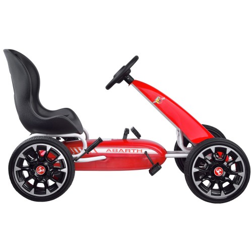 Педальна машина GOKART ABARTH Великі м'які колеса PA0167 фото 1
