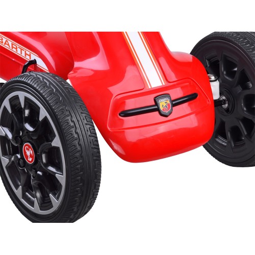 Педальна машина GOKART ABARTH Великі м'які колеса PA0167 фото 6