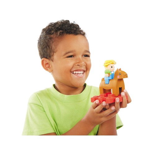 Будівельні блоки Little Tikes Creative Waffles FARMA 80шт ZA5113 фото 4