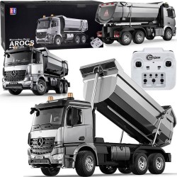 Керований самоскид Mercedes Arocs METAL EE пересувний напівпричіп 1:20 RC0667