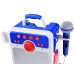 Дитяча музична колонка з мікрофоном Blue Boombox IN0167