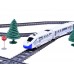 Сучасний пасажирський потяг + вагони 9-метровий маршрут поїзда Choo Choo RC0467