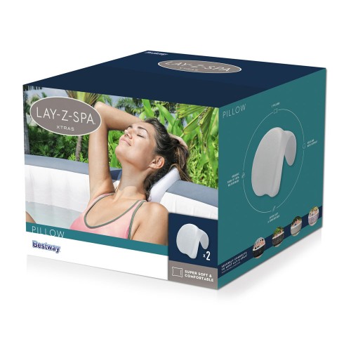 Подушка підголівник 2шт Lay-z-spa Bestway 60307 фото 5