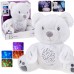 Проектор Плюшевий білий TEDDY BEAR Колискова лампа для малюка ZA5289