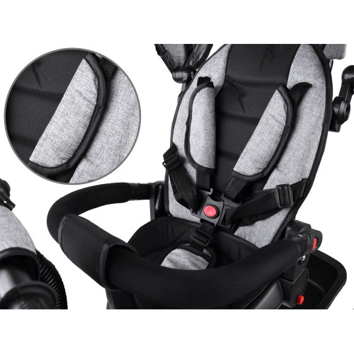 Дитячий триколісний велосипед Tiny Bike 3в1 з тентом ROTATABLE SP0650 фото 13