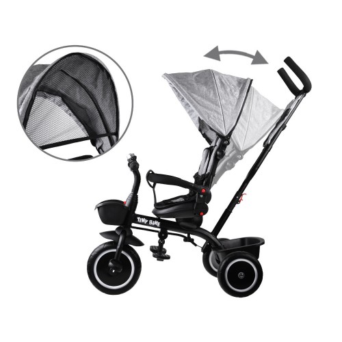 Дитячий триколісний велосипед Tiny Bike 3в1 з тентом ROTATABLE SP0650 фото 5