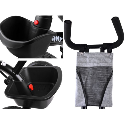Дитячий триколісний велосипед Tiny Bike 3в1 з тентом ROTATABLE SP0650 фото 8
