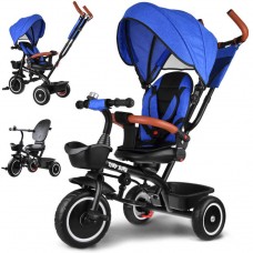 Дитячий триколісний велосипед Tiny Bike 3в1 з тентом ROTATABLE SP0650