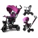 Триколісний велосипед Tiny Bike 3 в 1 рожевого кольору з тентом SP0650