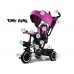 Триколісний велосипед Tiny Bike 3 в 1 рожевого кольору з тентом SP0650