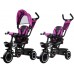 Триколісний велосипед Tiny Bike 3 в 1 рожевого кольору з тентом SP0650