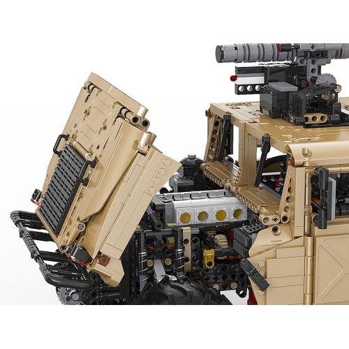 Набір 3935 блоків Військова машина Humvee 1:8 рухомі елементи ZA5252 фото 3