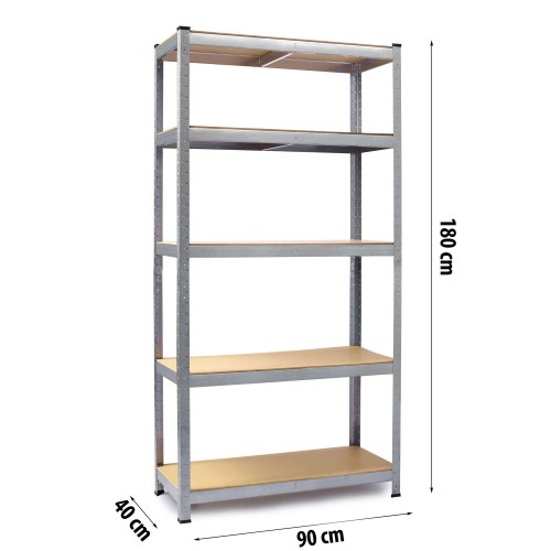 Металева стійка для зберігання 180 x 90 x 40 см Humberg HR-812 + БЕЗКОШТОВНИЙ чохол фото 5
