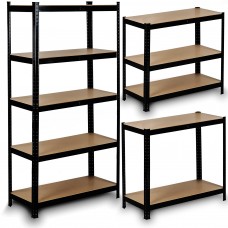 Металева стійка для зберігання 180 x 90 x 40 см Humberg HR-813 чорна