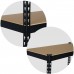 Металева складська полиця 183 x 90 x 45 см Humberg HR-700 чорного кольору