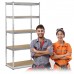 Металева стійка для зберігання 183 x 90 x 45 см Humberg HR-700 срібляста